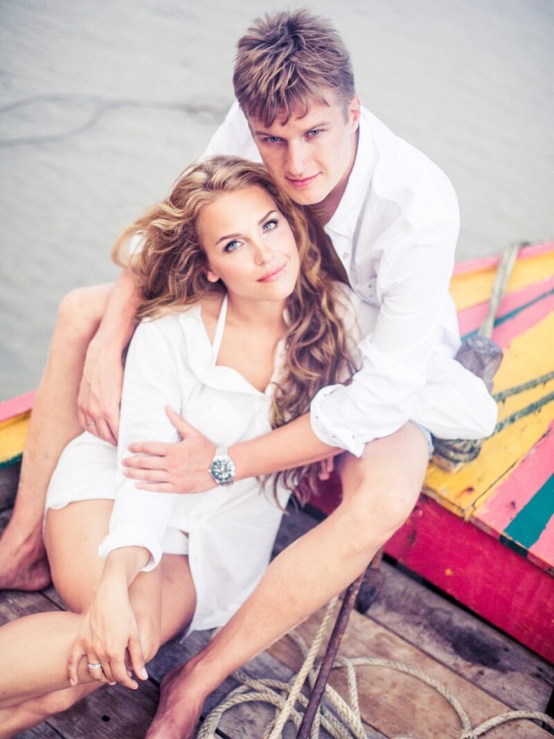 Семейная идиллия: Анатолий, Елена и их дочь Милена.