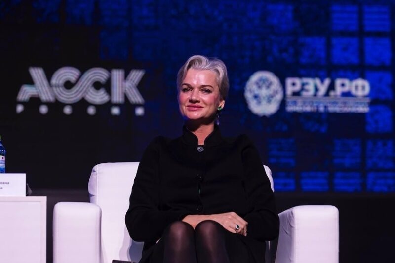 Гимнастка Светлана Хоркина, чья связь с бизнесменом стала сенсацией.