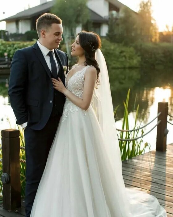 Марина Глазко в день своего бракосочетания.