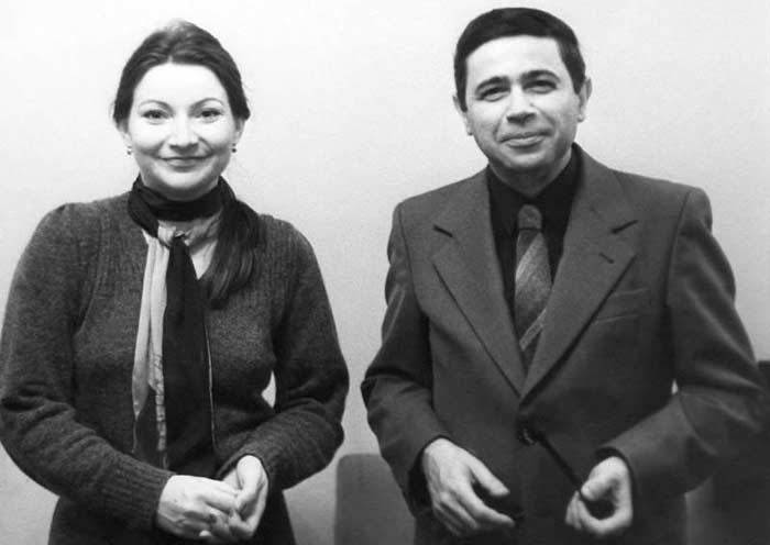 Молодые Елена Степаненко и Евгений Петросян в начале совместного пути.