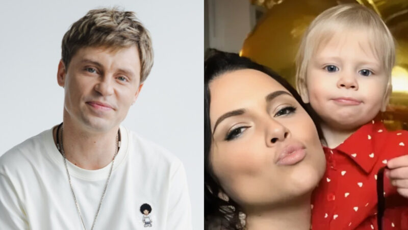 Александр Головин и Светлана с дочерью Оливией после судебных разбирательств.