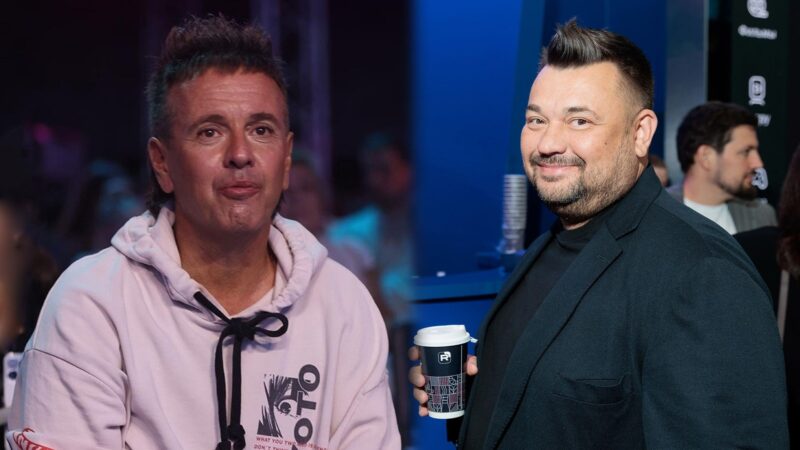 Певец Андрей Губин и солист группы "Руки вверх" Сергей Жуков