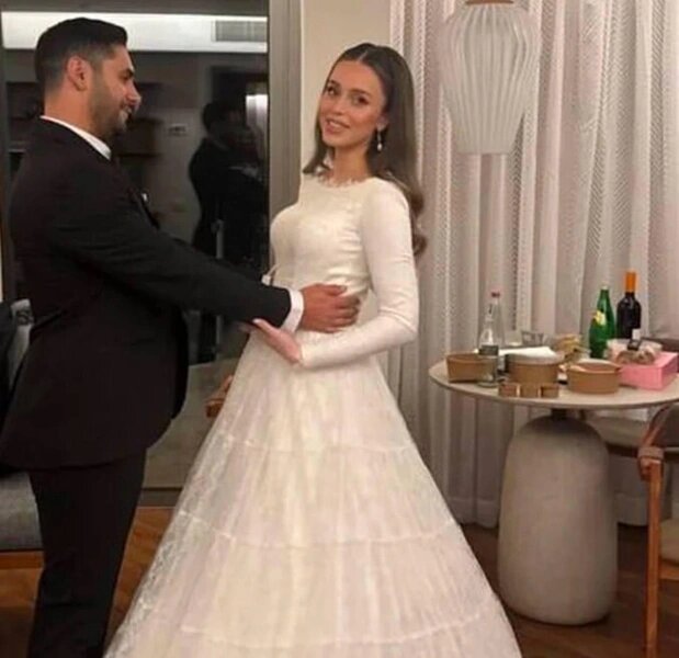 Мишель Раппопорт, внучка Иосифа Кобзона, с супругом Беном Джорджем.