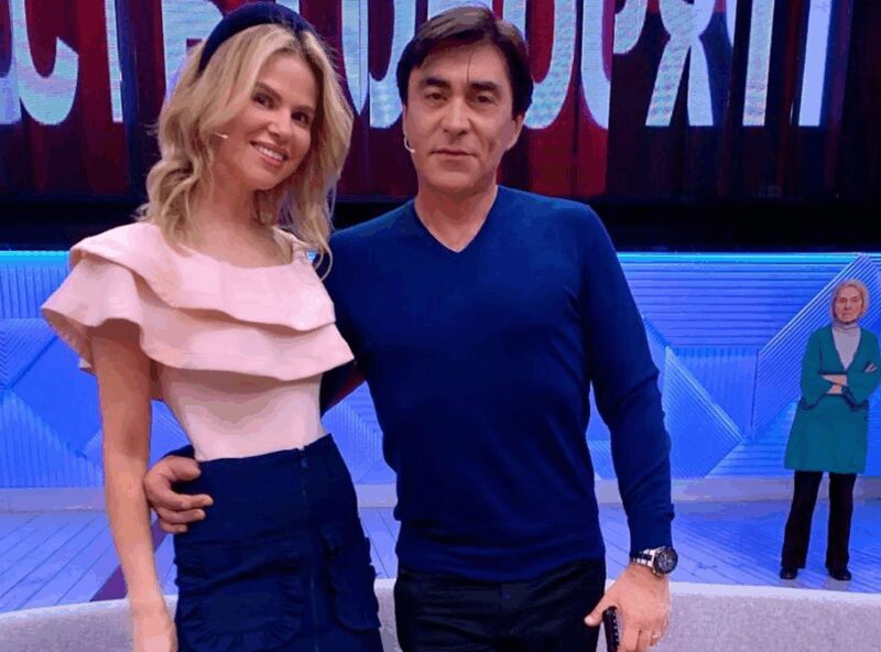 Степан Джигарханян и Ольга Казаченко, с которой его связывали романтические отношения.