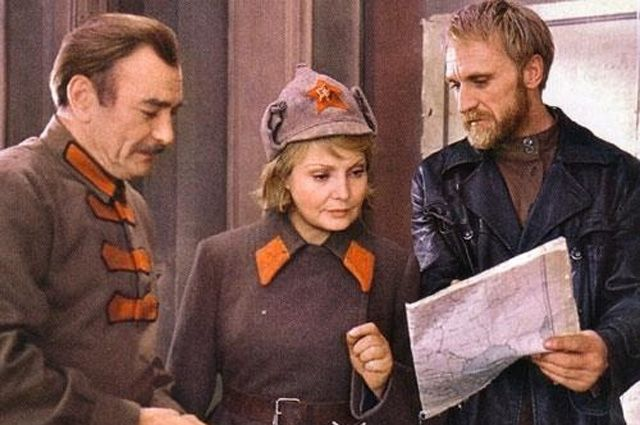 Татьяна Доронина и Борис Химичев на съемках фильма «На ясный огонь» – их единственной совместной работы в кино.