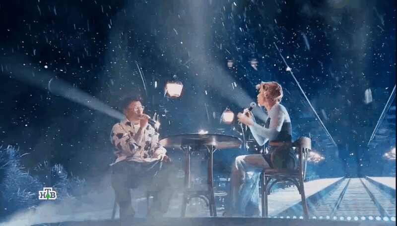 Анастасия Макаревич и Александр Лим с номером «Вокзал».