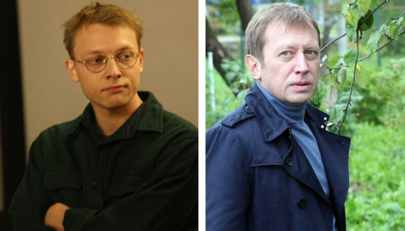 Егор Трухин, сын известного актера, и его знаменитый отец Михаил Трухин.