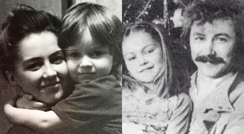 Счастливые мгновения: Игорь Николаев с Еленой и маленькой Юлией.