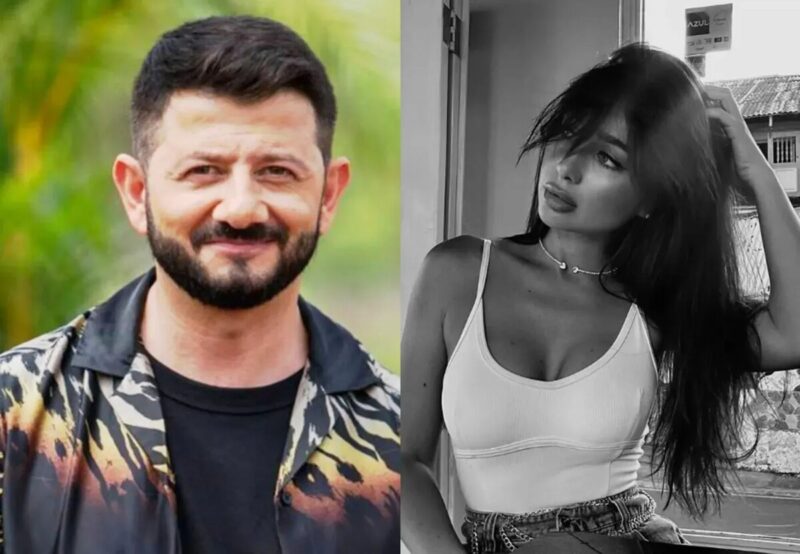 Михаил Галустян и его новая избранница Лилия Киосе на публичном мероприятии.