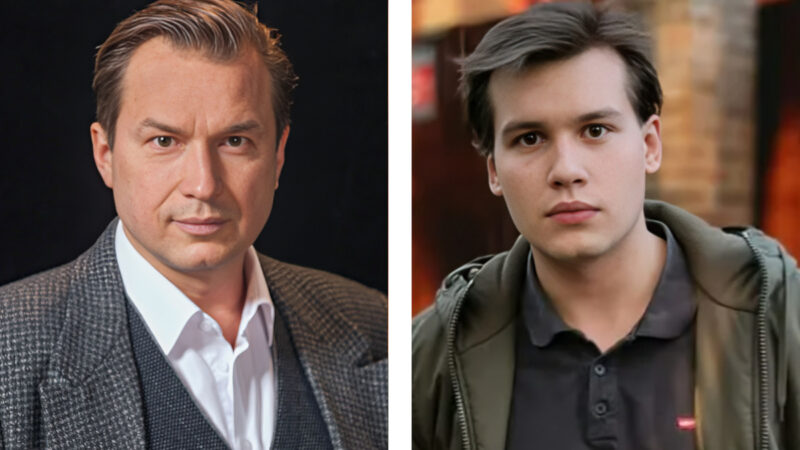 Александр Вершинин и его сын Артём, который в юном возрасте дебютировал в кино.