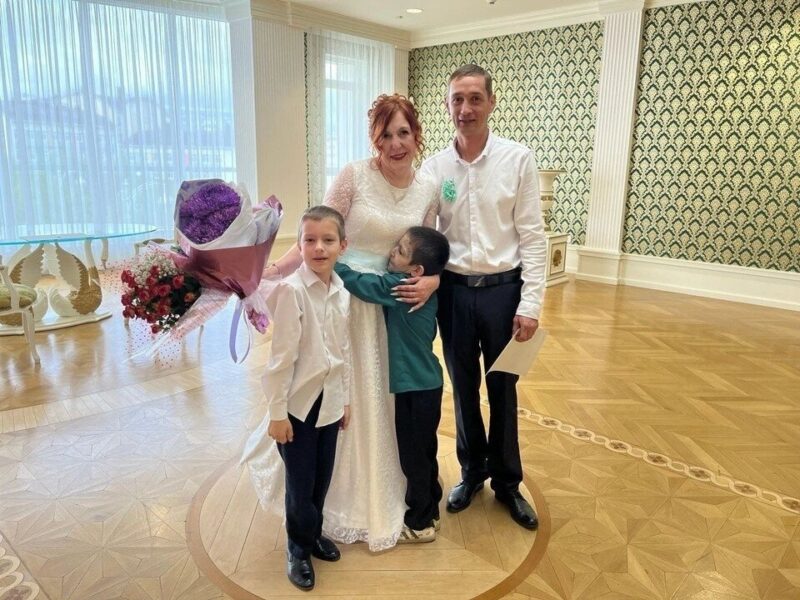 Обретённое счастье со вторым мужем Владимиром.