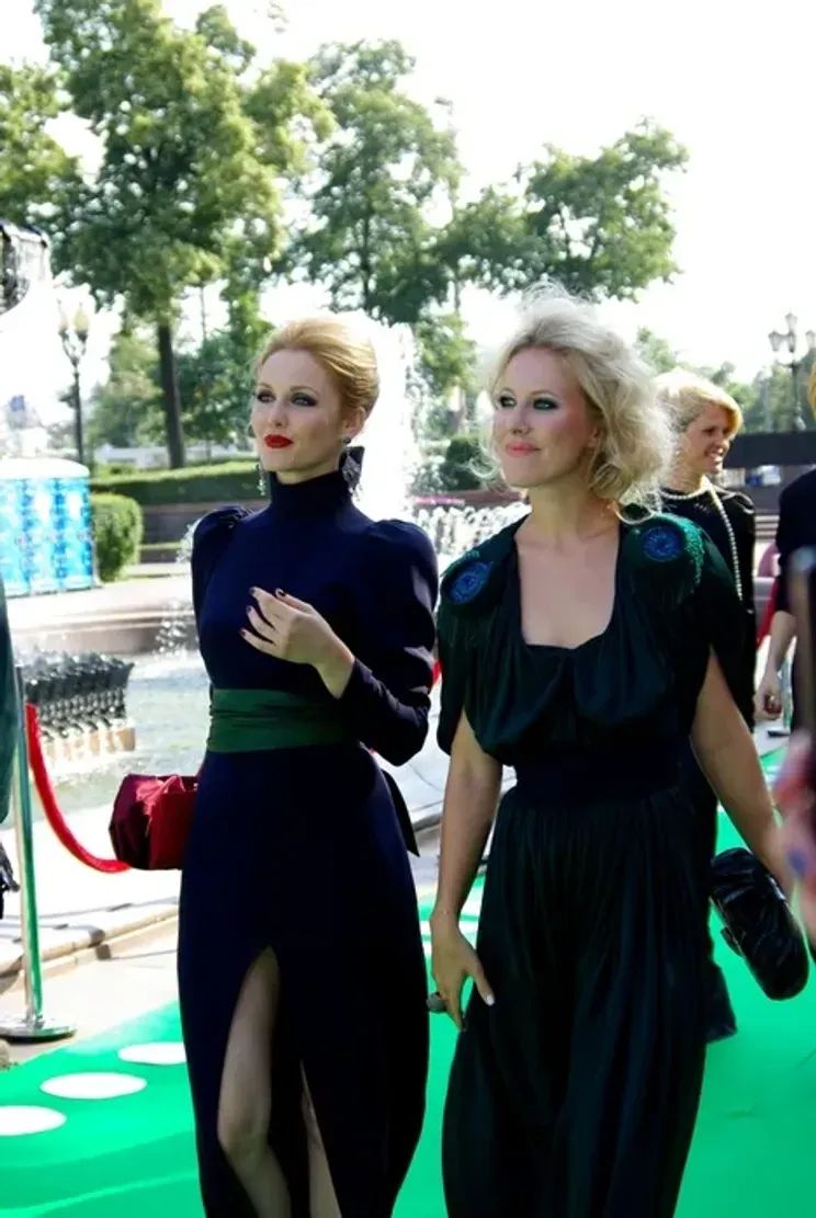 Екатерина Гринчевская и Ксения Собчак.