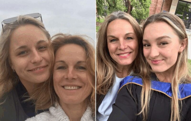 Екатерина Гордеева в окружении своих дочерей – Дарьи и Елизаветы.