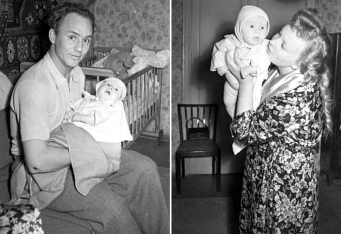 Семья Рыбниковых: Алла, Николай и их дочери Алёна и Арина.