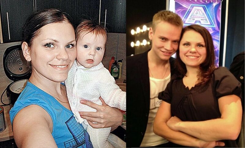 Первое семейное счастье: Ярослав Дронов с Мариной Рощупкиной.