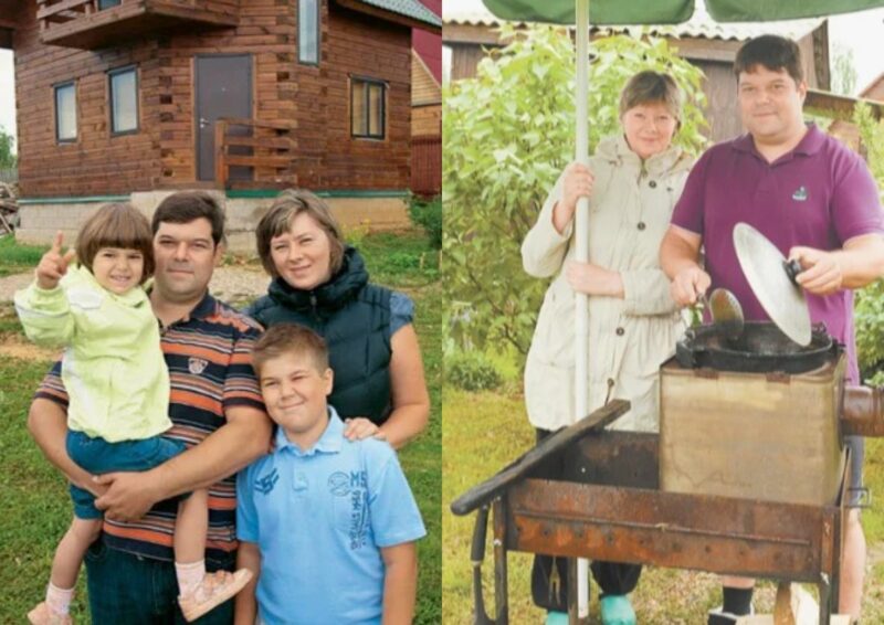 Счастливые годы: Сергей Бабаев в кругу своей первой семьи — с супругой Ириной и детьми Никитой и Лизой.