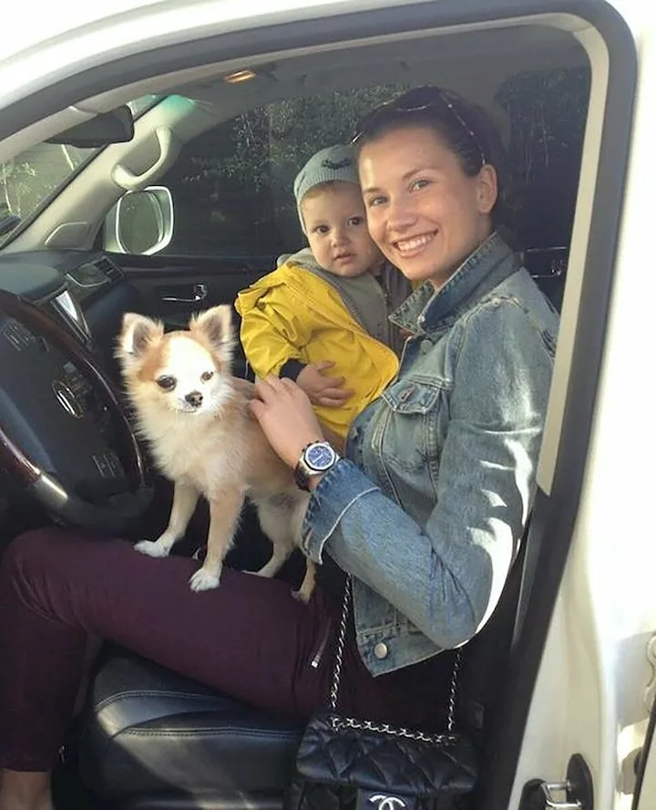 Екатерина Винокурова с сыном: материнское счастье.