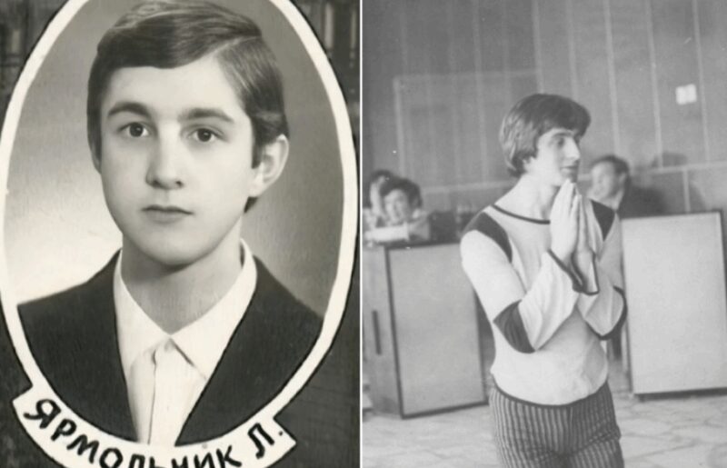 Молодой Леонид Ярмольник на заре своей карьеры.