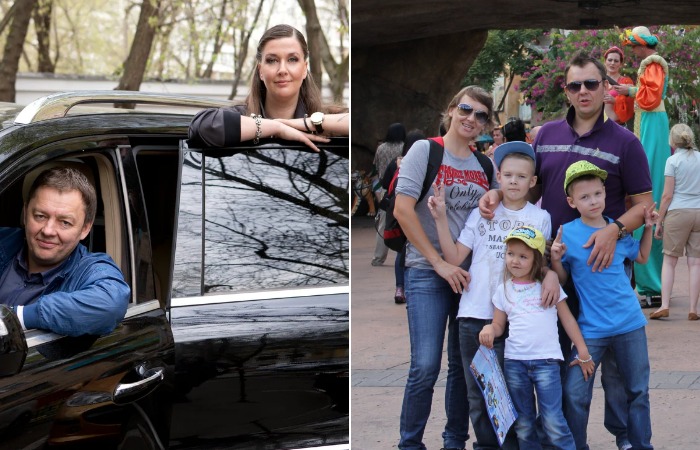 Сергей Нетиевский с семьей.