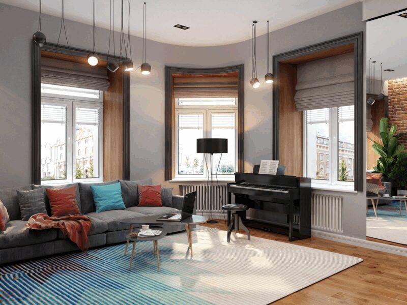 600 «квадратов» в доме XVIII века: как Елизавета Боярская и Максим Матвеев создали своё «место силы» за треть цены