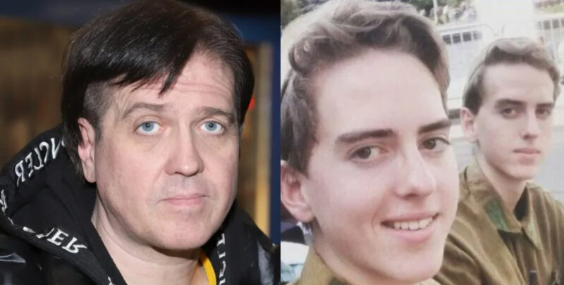 Денис Матросов с сыновьями-близнецами Владимиром и Юрием.