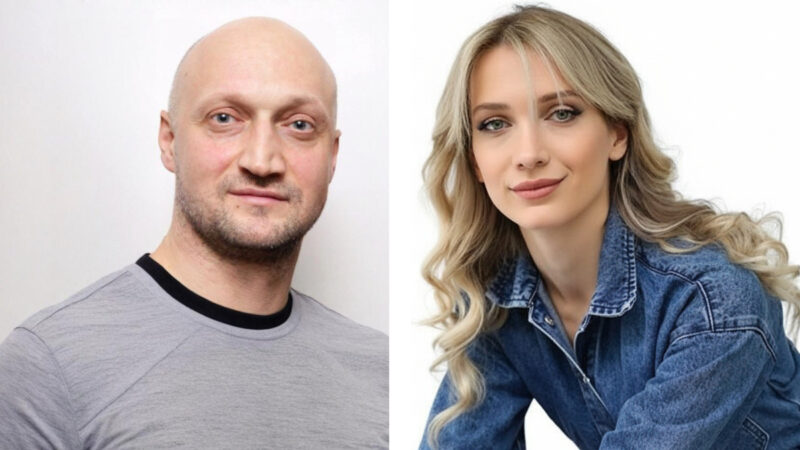 Гоша и Полина Куценко: удивительное внешнее сходство отца и дочери.