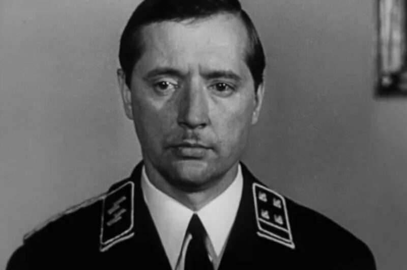 Алексей Сафонов в образе штурмбаннфюрера СС Юргена Рольфа