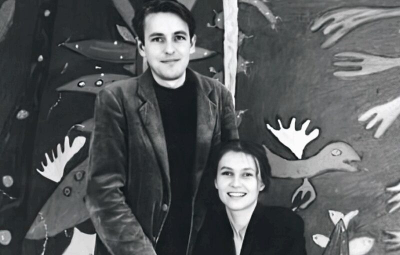 Ингеборга Дапкунайте и её первый супруг Арунас Сакалаускас.