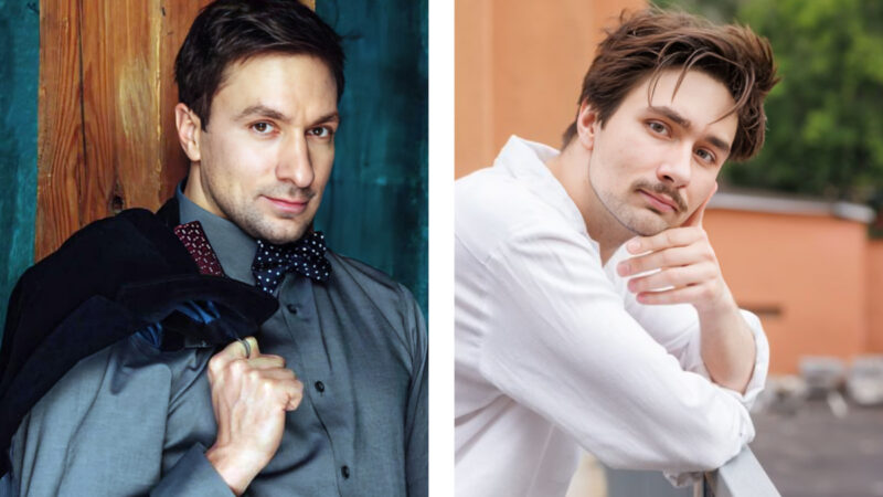 Григорий Антипенко и его старший сын Александр, выбравший творческий путь.