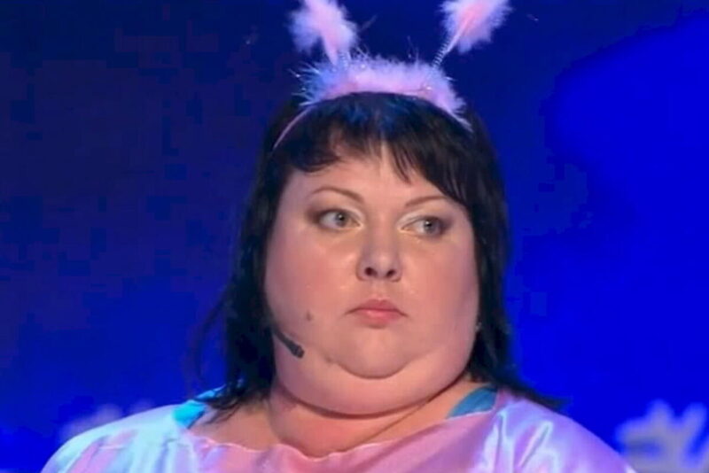 Актриса до начала своего невероятного преображения.