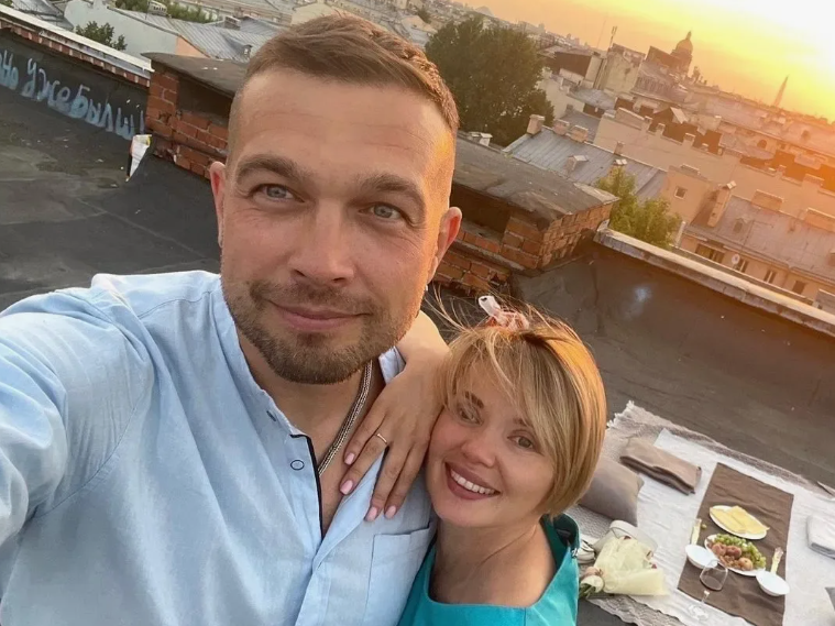 Ольга Кузьмина и её супруг Евгений Апанасевич.