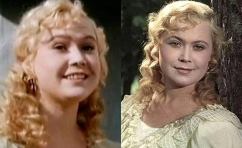 Юная Светлана Немоляева на заре своей карьеры.