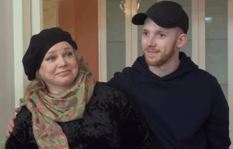 Ольга Машная с сыном