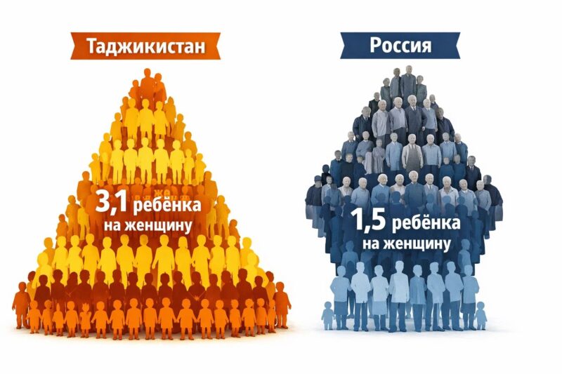 Тихая революция в роддомах : Как Центральная Азия обогнала Россию по рождаемости в 1,5 раза за 8 лет