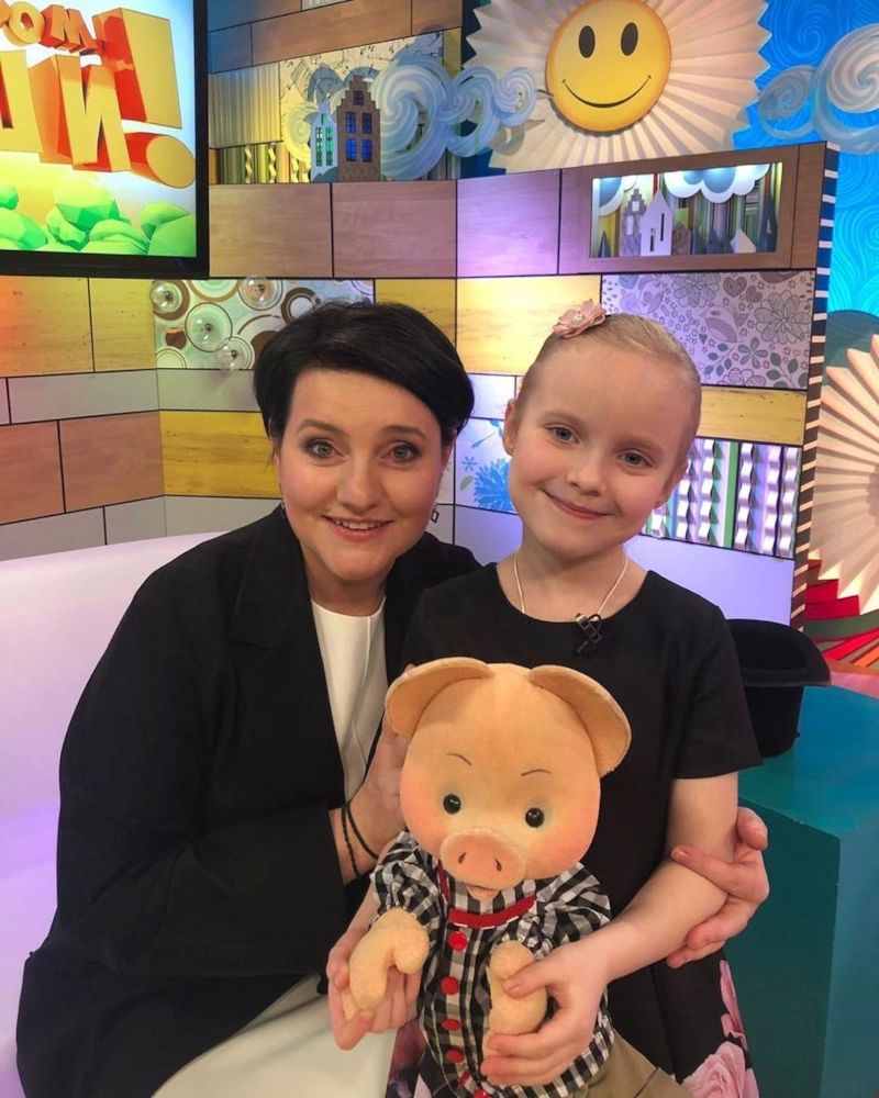 Инга Оболдина с дочерью.