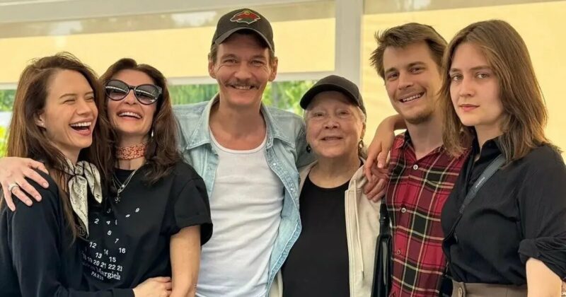 Лиза Янковская в юности.