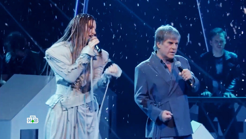 Алексей Глызин и Ева Власова в совместном номере.