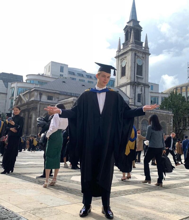 Дени Байсаров в кадетском корпусе.