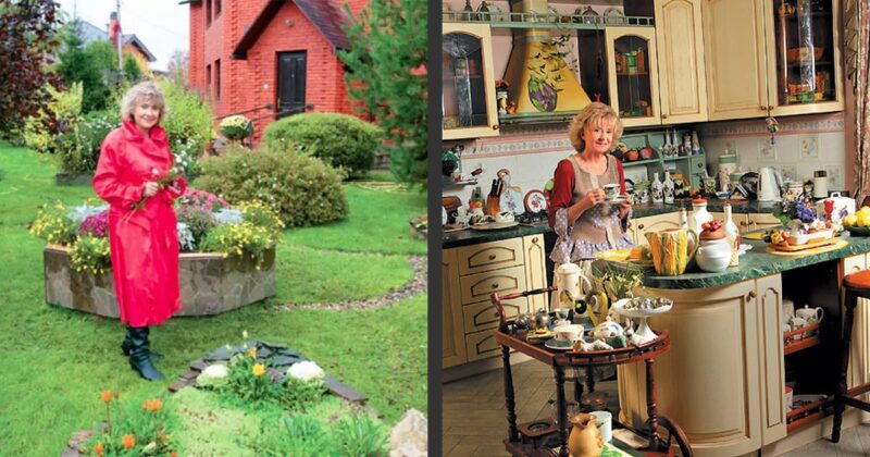 Оранжевый кирпич и «музей» души: Регина Дубовицкая открывает двери в свой дом-произведение искусства