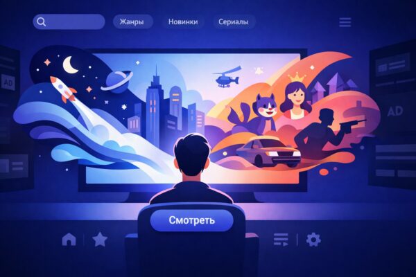 Онлайн-кинотеатр Кинотут — здесь смотрят фильмы новинки 2026 года