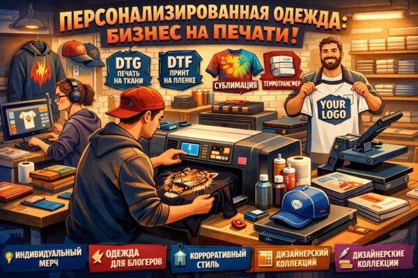 Принтер для печати на одежде: технологии, бизнес и практические советы
