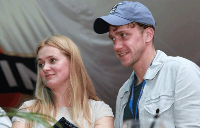 Анна Михалкова и Александр Шейн во время их романа.