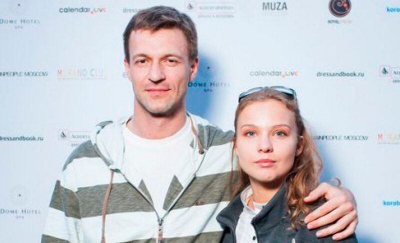 Актриса на съёмках одного из первых проектов