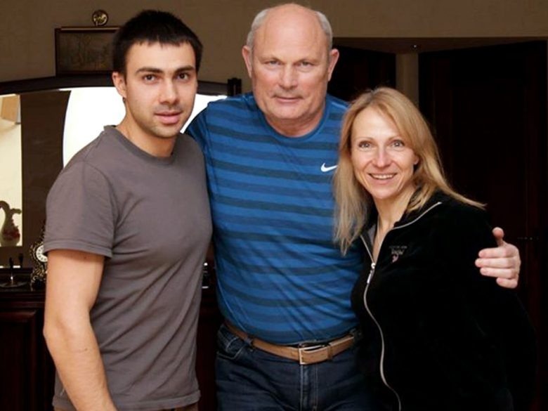 Елена с Григорием Морозовым и Геннадием Малаховым