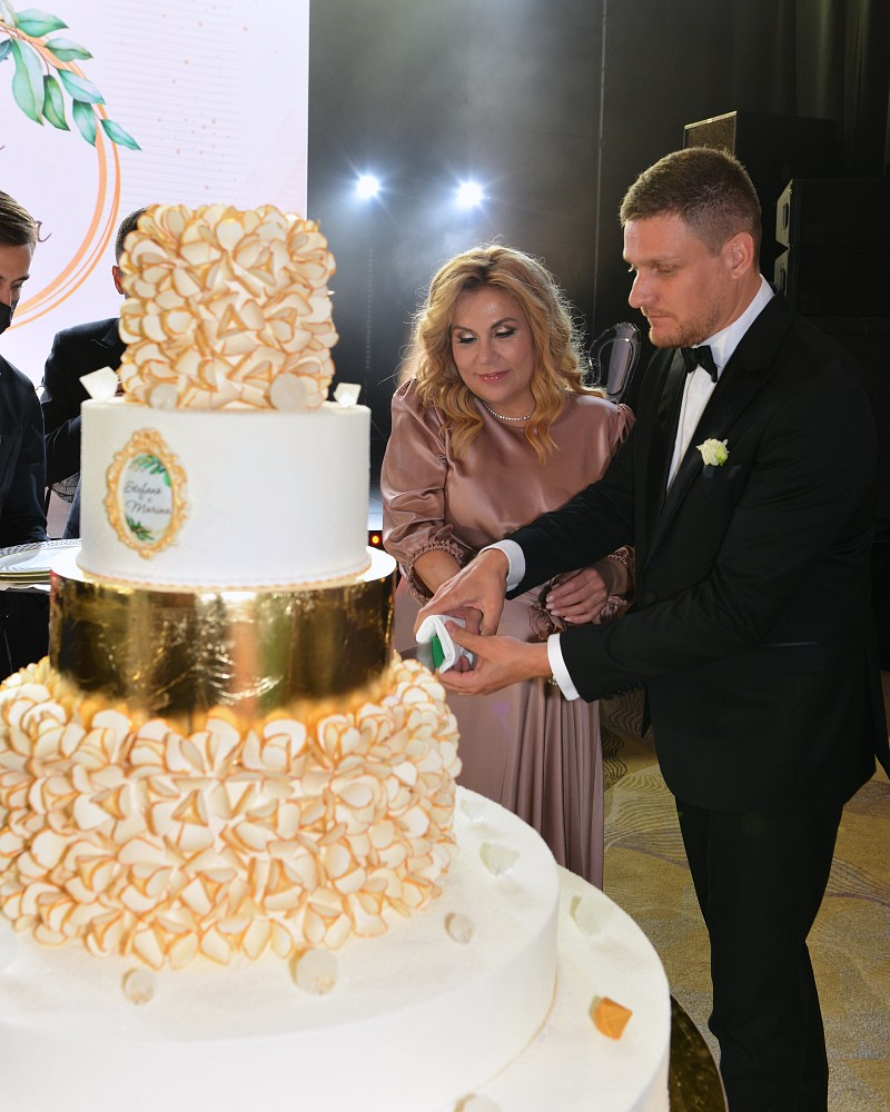 Марина Федункив и её третий муж, итальянец Стефано Маджи.