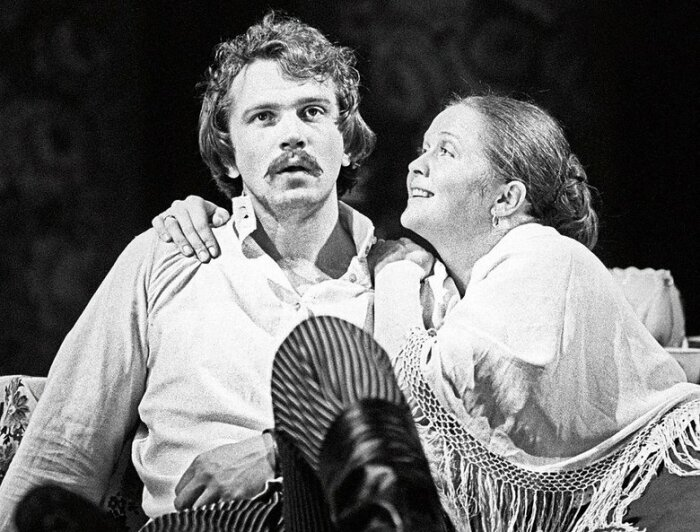 Наталья Гундарева и Виктор Корешков в постановке «Леди Макбет Мценского уезда».