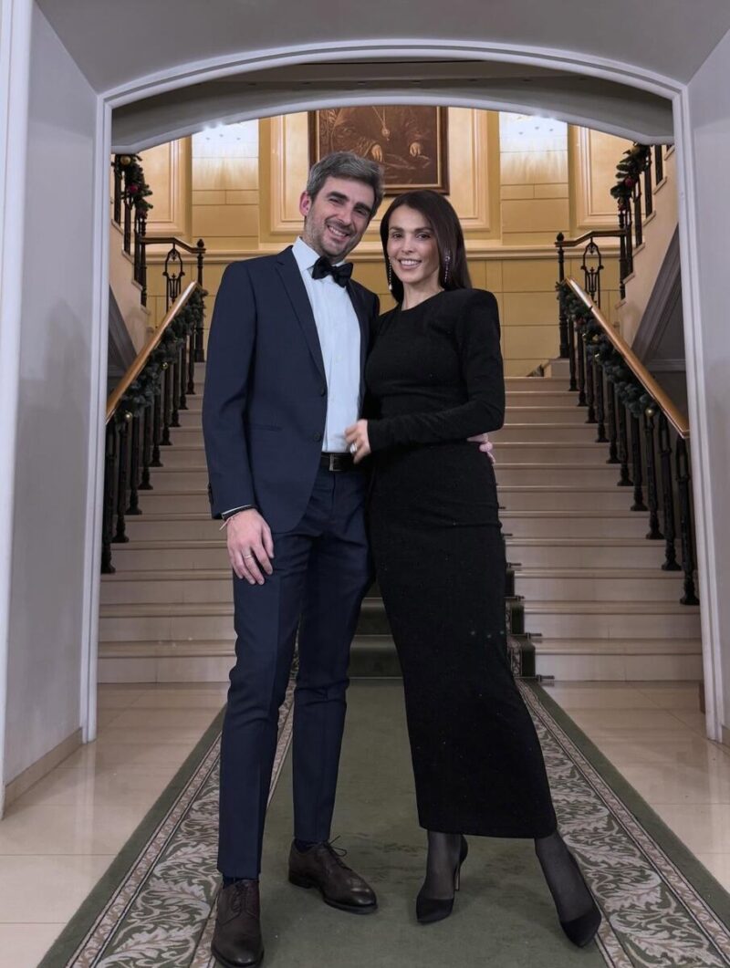 Стефано Тиоццо и Сати Казанова в день их кавказской свадьбы.