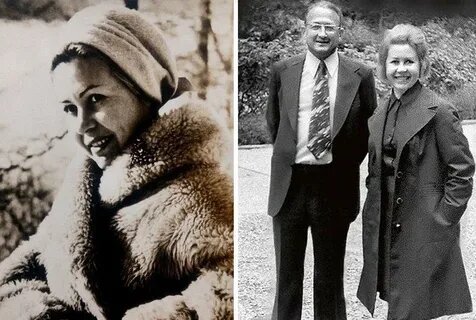 Инна Макарова с дочерью Натальей Бондарчук, которая также стала известной актрисой и режиссёром.