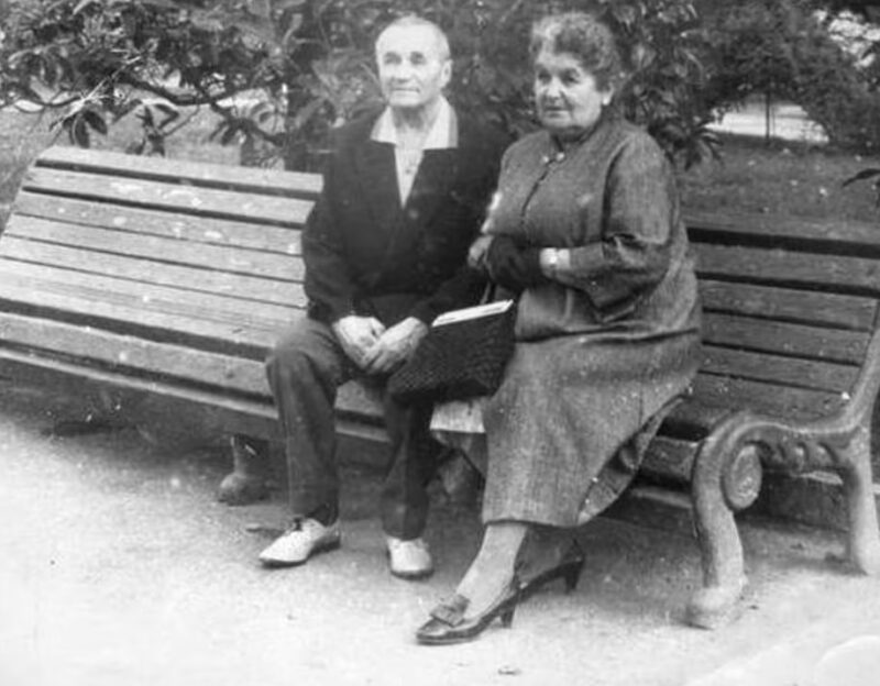 Георгий Милляр с Марией Васильевной – его верной спутницей и защитницей.