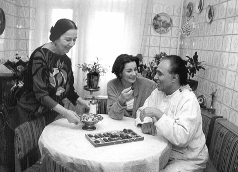 Семейное счастье: Николай Сличенко с супругой Тамиллой и дочерью.